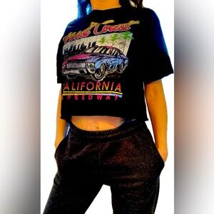 West coast customs authentic ladies crop top size medium super rare vintage top